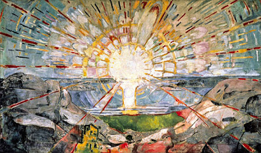 Edvard Munch, the sun
