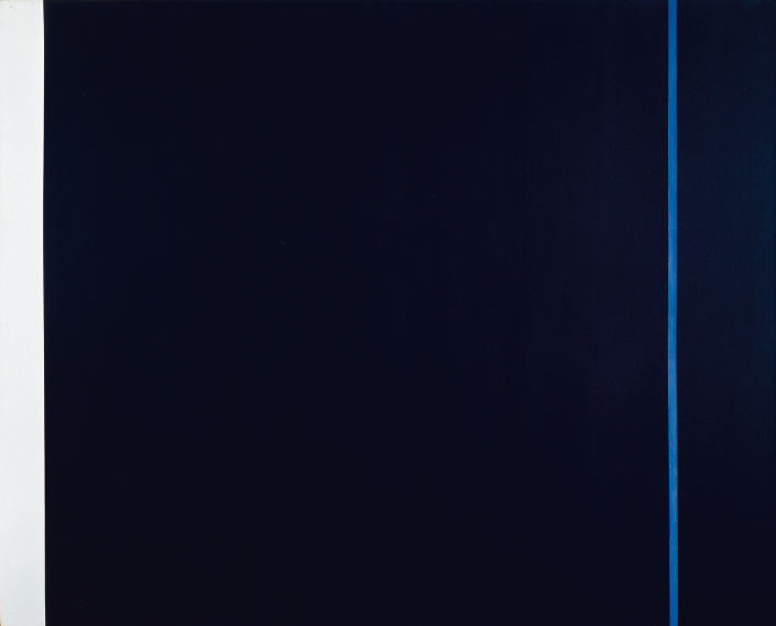 Barnett Newman, midnight blue