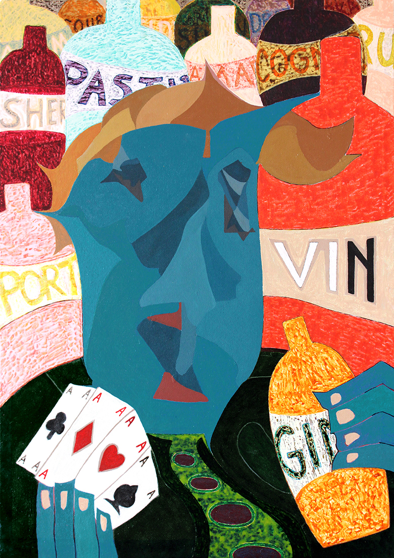 gambler (painting by franka waaldijk)