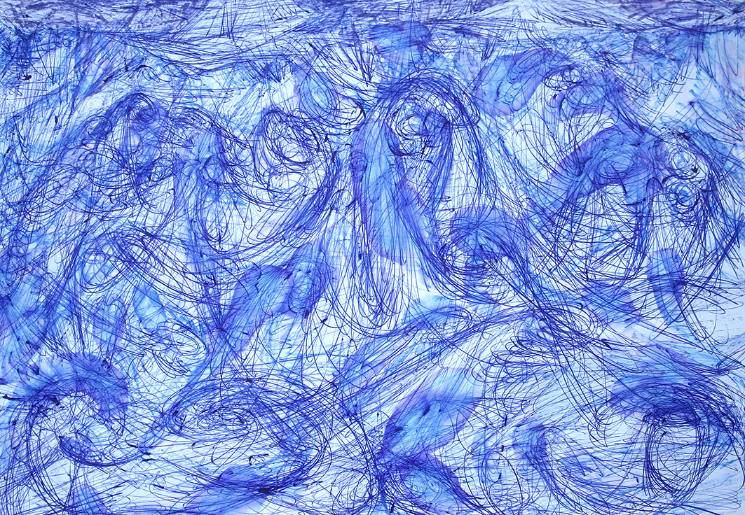ijsselmeer storm (tekening van franka waaldijk)