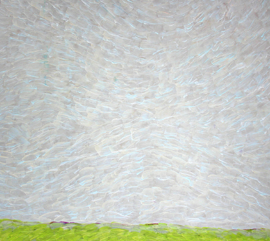 lucht, polder (schilderij van franka waaldijk)