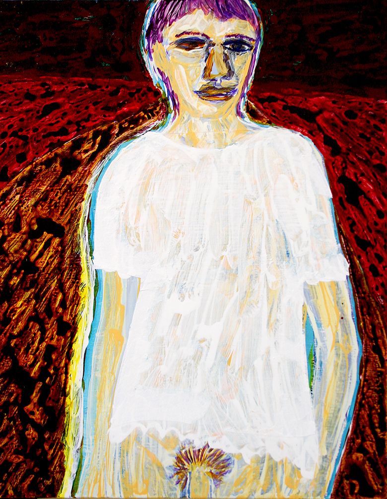 man who could have been woman (painting by franka waaldijk)