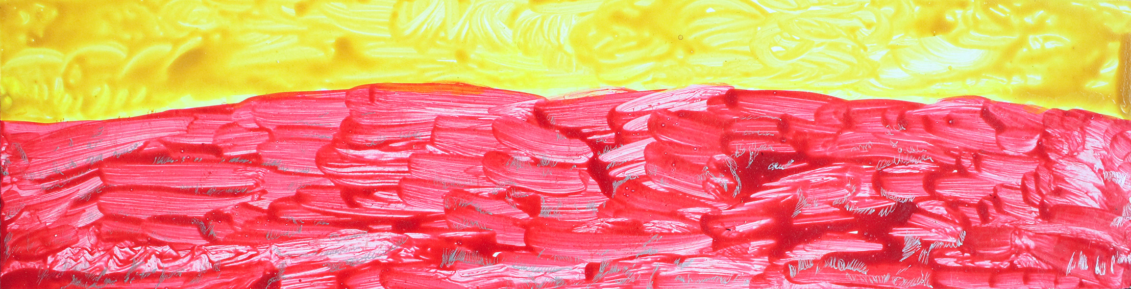red land yellow sky (tekening van franka waaldijk)