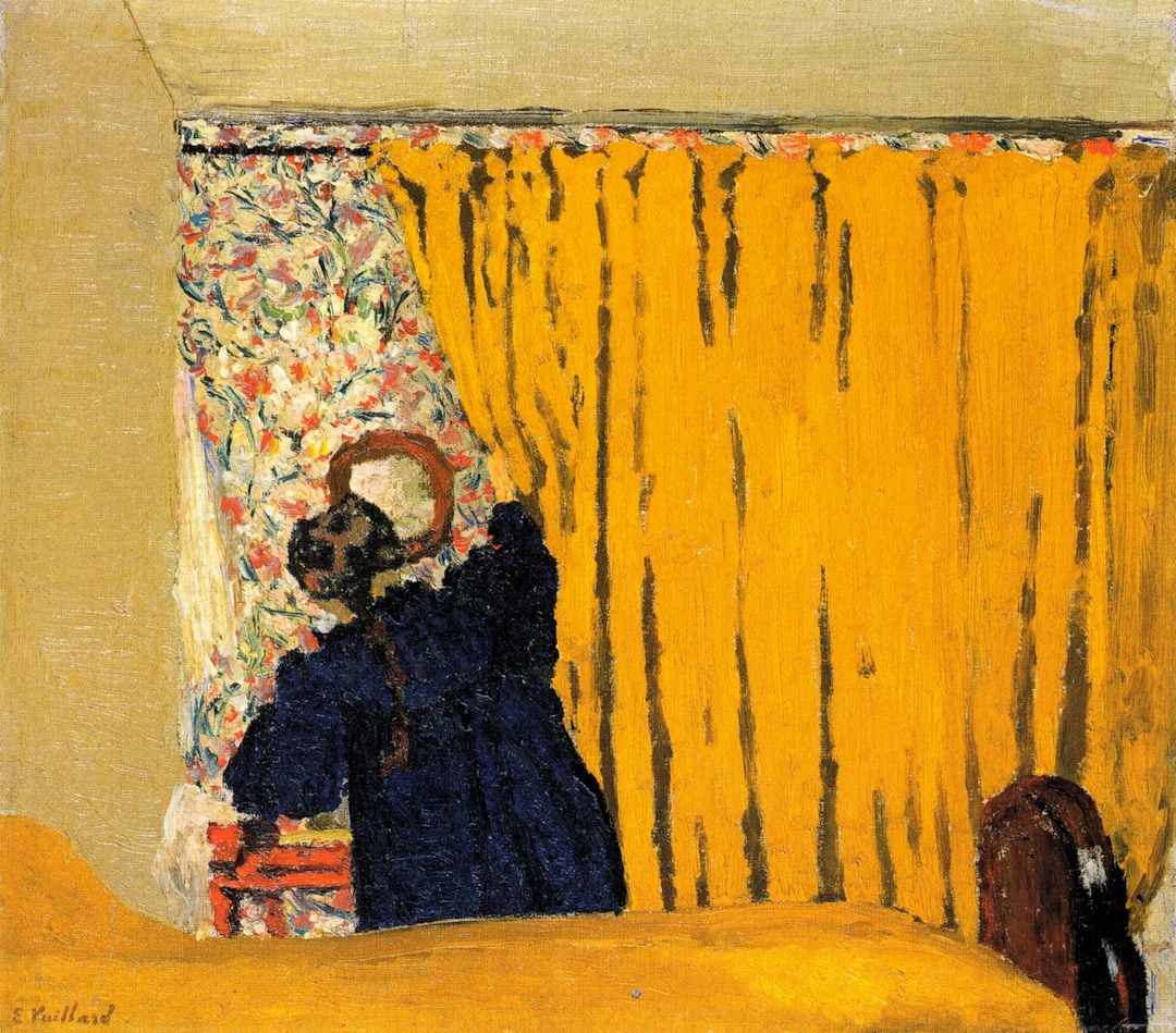 Édouard Vuillard, the yellow curtain