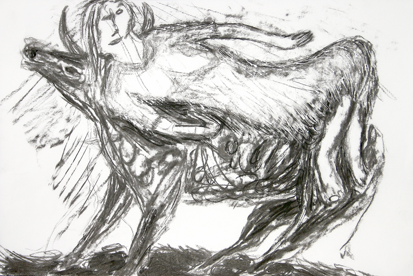 the abduction of europe (2003, drawing by Franka Waaldijk)